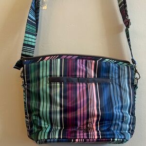 Lug Multicolor Striped Crossbody Bag